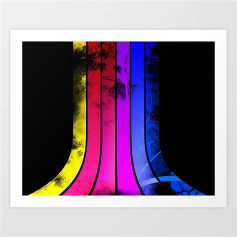 spectrum line color immersing Art Print by MaberryArryn | Society6