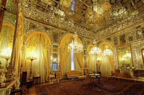 Brilliant Hall, Golestan Palace, UNESCO World Heritage Site, Tehran, Islamic Republic of Iran ...