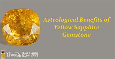 Yellow Sapphire Gemstone (Pukhraj Stone) Blog