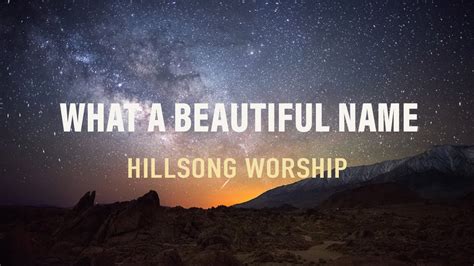 What A Beautiful Name Hillsong Worship – Telegraph