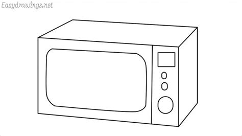 How to Draw a Microwave: Step by Step Guide