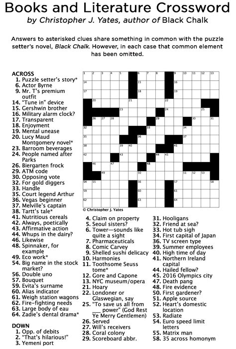 crossword puzzles | Macmillan Library