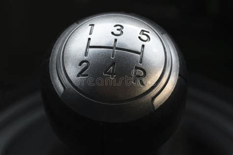 Close Up View of a Manual Gear Lever Shift. Manual Gearbox. Car ...