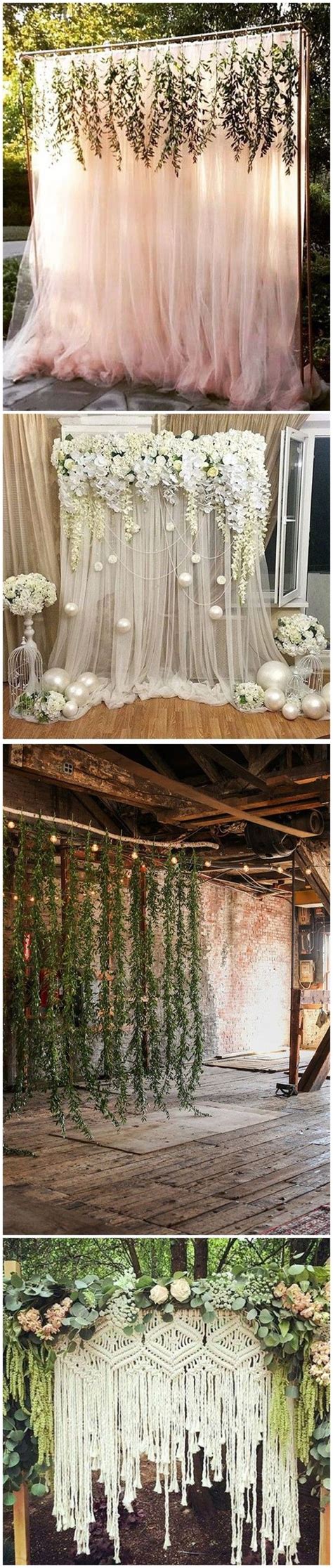 Rustic Weddings » 30 Unique and Breathtaking Wedding Backdrop Ideas » ️ More: http://www ...