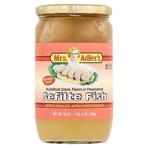 Mrs. Adler's Gefilte Fish, 24 oz - ShopRite