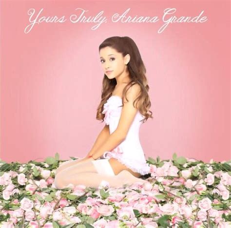 Ariana Grande Poses in Lingerie for 'Yours Truly' Album Cover