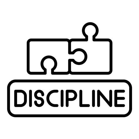 Discipline Line Icon 14811788 Vector Art at Vecteezy