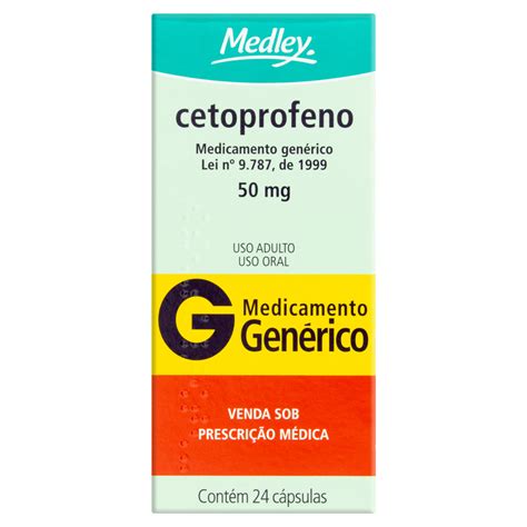 CETOPROFENO 50MG 24 CAPS - MED(G)