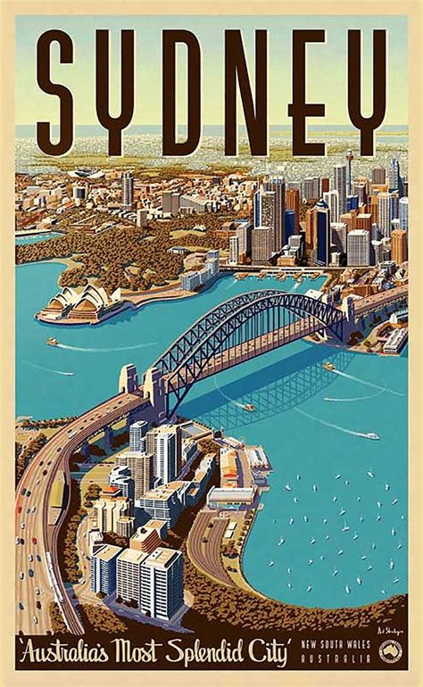 60 Inspiring Designs in the Style of Art Deco Travel Posters | Posters australia, Travel posters ...