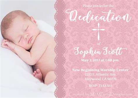 Baby Dedication Invitations Baby Blue Printable Print at | Etsy