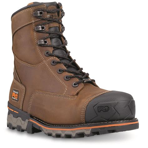 Timberland PRO Men's Boondock Waterproof 6" Soft Toe Work Boots ...