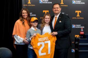 Josh Heupel Kids: Jace & Hannah Heupel & Wife Dawn