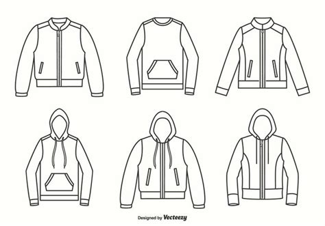 Jacket Template Vector at Vectorified.com | Collection of Jacket Template Vector free for ...