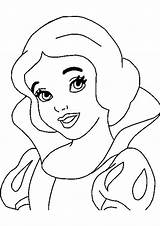 Coloring Pages  Snow White Easy For Kids sketch template