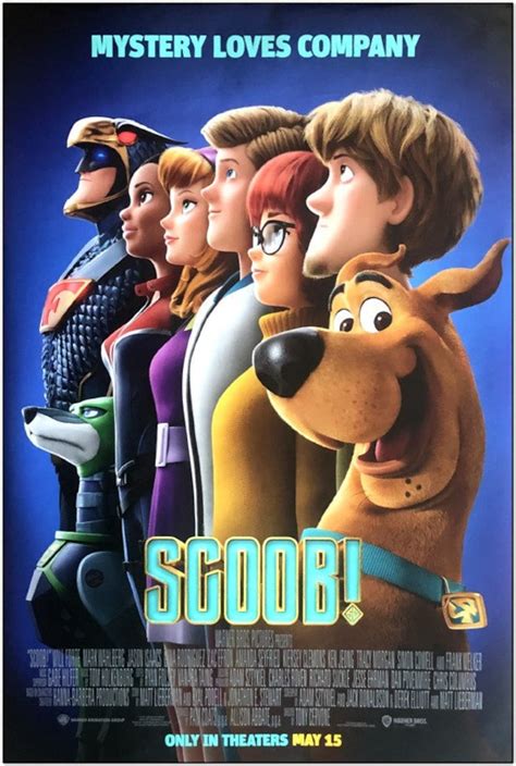 SCOOB 2020 Original 27X40 Movie Poster Final Style Voices of MCKENNA ...