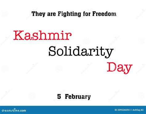 5TH February Kashmir Day Poster Design Illustration. Kashmir Solidarity ...