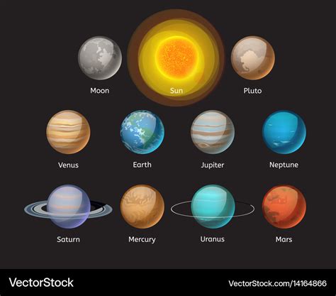 High quality solar system planet galaxy astronomy Vector Image