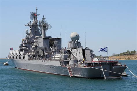 Sailors Still Battling Fire on Russian Cruiser Moskva, Says DOD ...