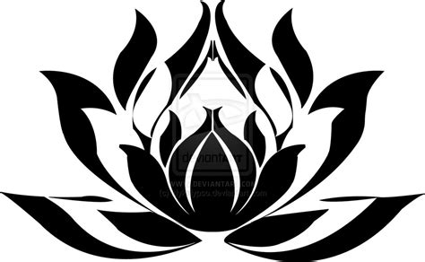 lotus flower clipart black white 20 free Cliparts | Download images on Clipground 2024