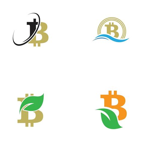 bitcoin logo illustration design template 3487880 Vector Art at Vecteezy