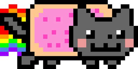 Nyan cat gif pixel art