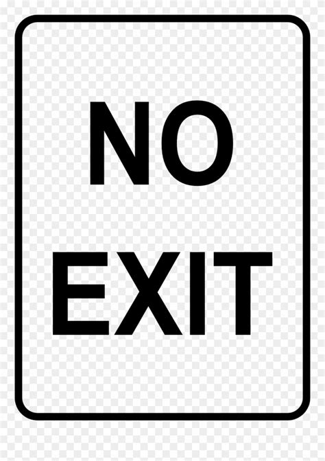 No Exit Sign Nz Clipart (#44519) - PinClipart