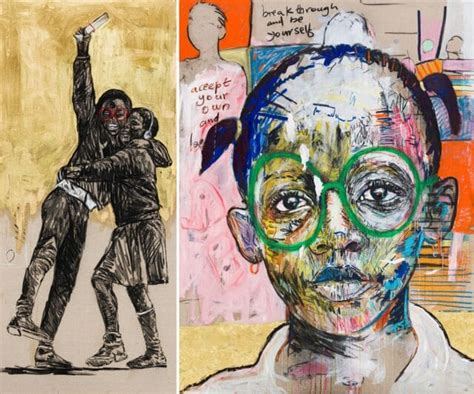 Mixed-Media Portraits by Nelson Makamo Reflect Childhood Innocence and Wonder — Colossal