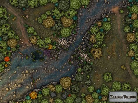 Forest Stream Encounter | Inkarnate - Create Fantasy Maps Online