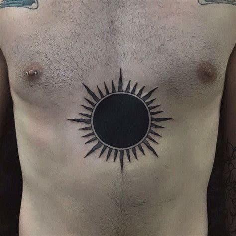 Black Sun Tattoo, Sun Tattoo Tribal, Celestial Tattoo, Tribal Sun, Black Tattoos, Small Tattoos ...