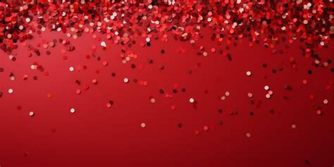 Premium AI Image | confetti celebration with red background