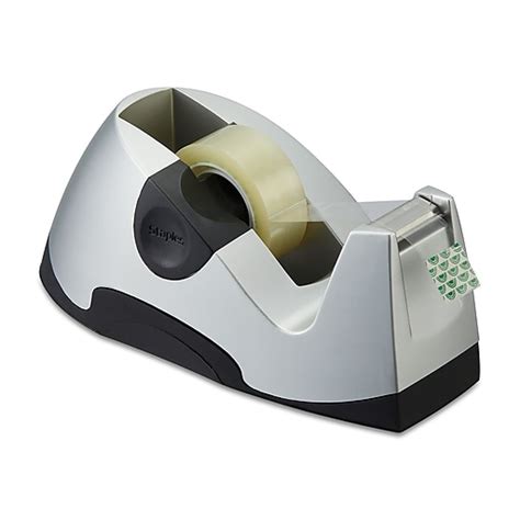 Staples Executive Desktop Tape Dispenser, Silver (13566-US) | Staples