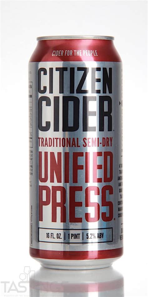 Citizen Cider Unified Press Traditional Semi Dry Cider USA Cider Review | Tastings