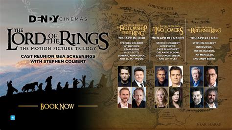 The Lord Of The Rings - Special Cast Reunion Q&A Screening | OutInCanberra