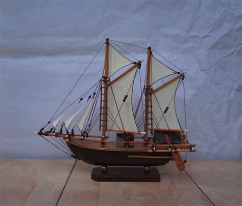 Small Pinisi Sailing Ship Mahogany Wood Handmade Collection - Etsy UK