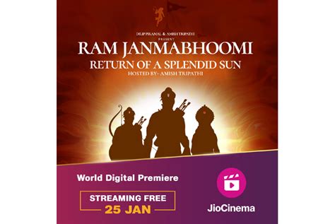 Amish Tripathi’s documentary, “Ram Janmabhoomi Temple