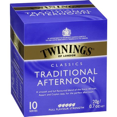 Twinings Traditional Afternoon Tea Bags 10 Pack | Woolworths