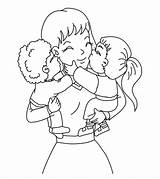 Top 20 Mother’s Day Coloring Pages For Toddlers sketch template