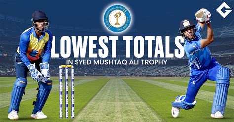 10 Teams Who Have Registered Lowest Totals In Syed Mushtaq Ali Trophy