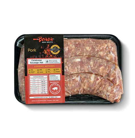 Calabresa Sausage Hot - kg - BRAZA BBQ MEATS