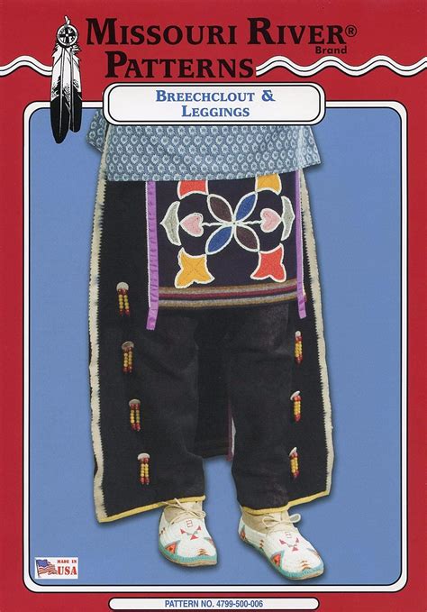 Native American Indian Breechclout & Leggings - Missouri River Sewing Pattern #006