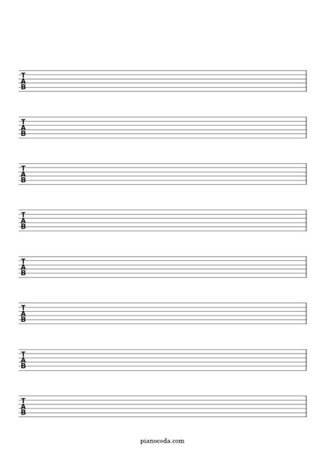 Free Printable Blank Sheet Music in PDF