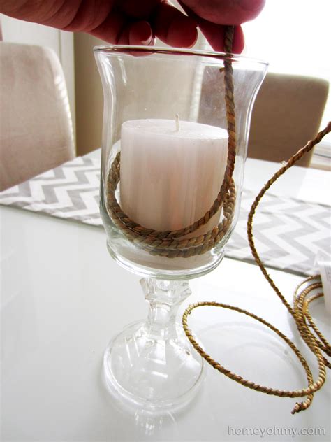 DIY Candle Holders - Homey Oh My