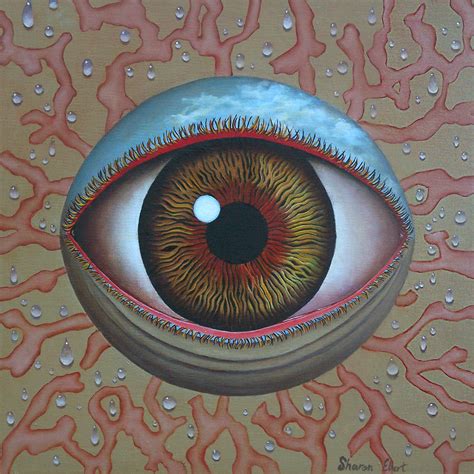 Sharon Ebert Artwork: Eye Dew | Original Painting Oil | Surrealism Art