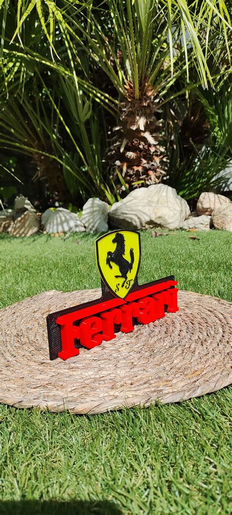 STL file Ferrari logo 👾・3D print model to download・Cults