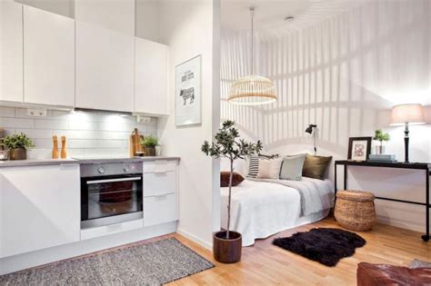 50 Cozy Minimalist Studio Apartment Decor Ideas - ROUNDECOR | Apartment ...