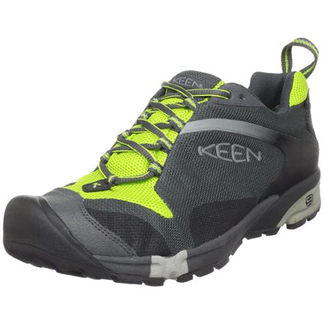 Keen Mens Tryon Waterproof Trail Running Shoe in Gray for Men (dark shadow/lime green) | Lyst