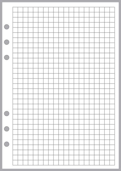 A5 Graph / Grid Paper (0.25") | Handy Forms LLC