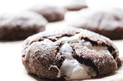Sweet & Savory :: The Caramel Jar Blog: Recipe :: Chocolate Marshmallow Fluff Cookies