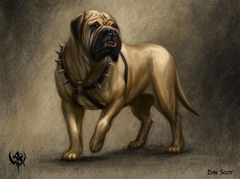 Mastiff Wallpaper in 2022 | Bull mastiff, Dog art, Medieval character design