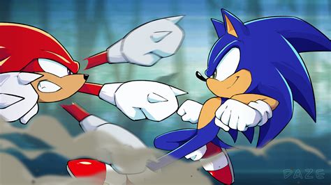 knuckles vs sonic - Sonic the Hedgehog Wallpaper (44448018) - Fanpop